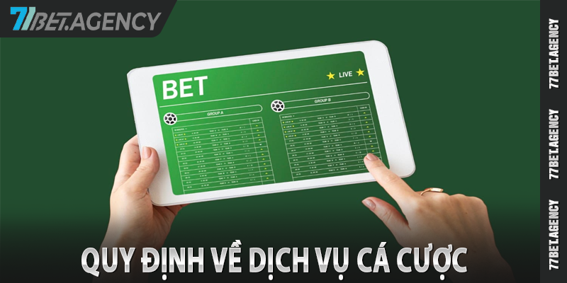 Các điều khoản về dịch vụ cá cược